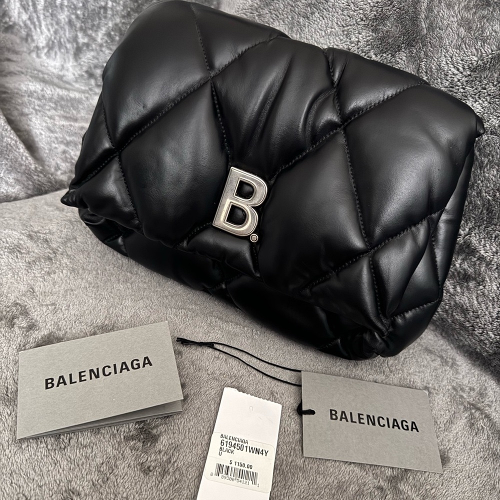 Balenciaga Plush Clutch